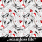 True Crime Christmas - Ready To Press Sublimation Transfer Print Seamless Sublimation