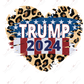 Trump 2024 - Clear Cast Decal
