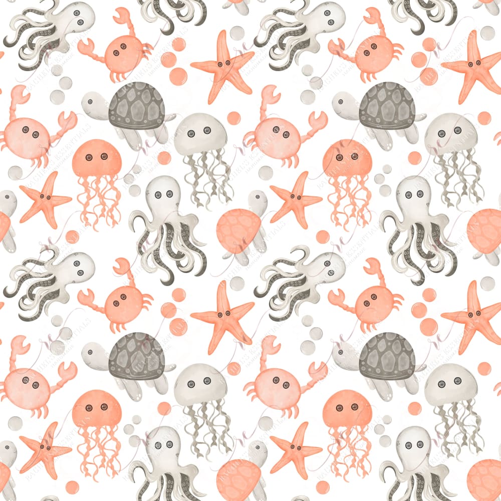 Under The Sea - Ready To Press Sublimation Transfer Print Seamless 12/23 Sublimation