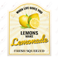 When Life Gives You Lemons - Clear Cast Decal