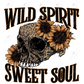 Wild Spirit Sweet Soul - Clear Cast Decal