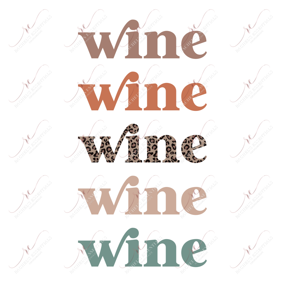 Wine - Htv Transfer