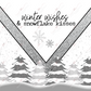 Winter Wishes And Snowflake Kisses - Vinyl Wrap Vinyl