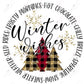 Winter Wishes - Ready To Press Sublimation Transfer Print Sublimation