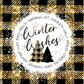 Winter Wishes Wrap - Ready To Press Sublimation Transfer Print Sublimation
