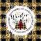 Winter Wishes Wrap - Ready To Press Sublimation Transfer Print Sublimation