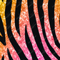 Zebra Glitter - Vinyl Pen Wrap