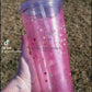 Snow globe tumbler 24oz
